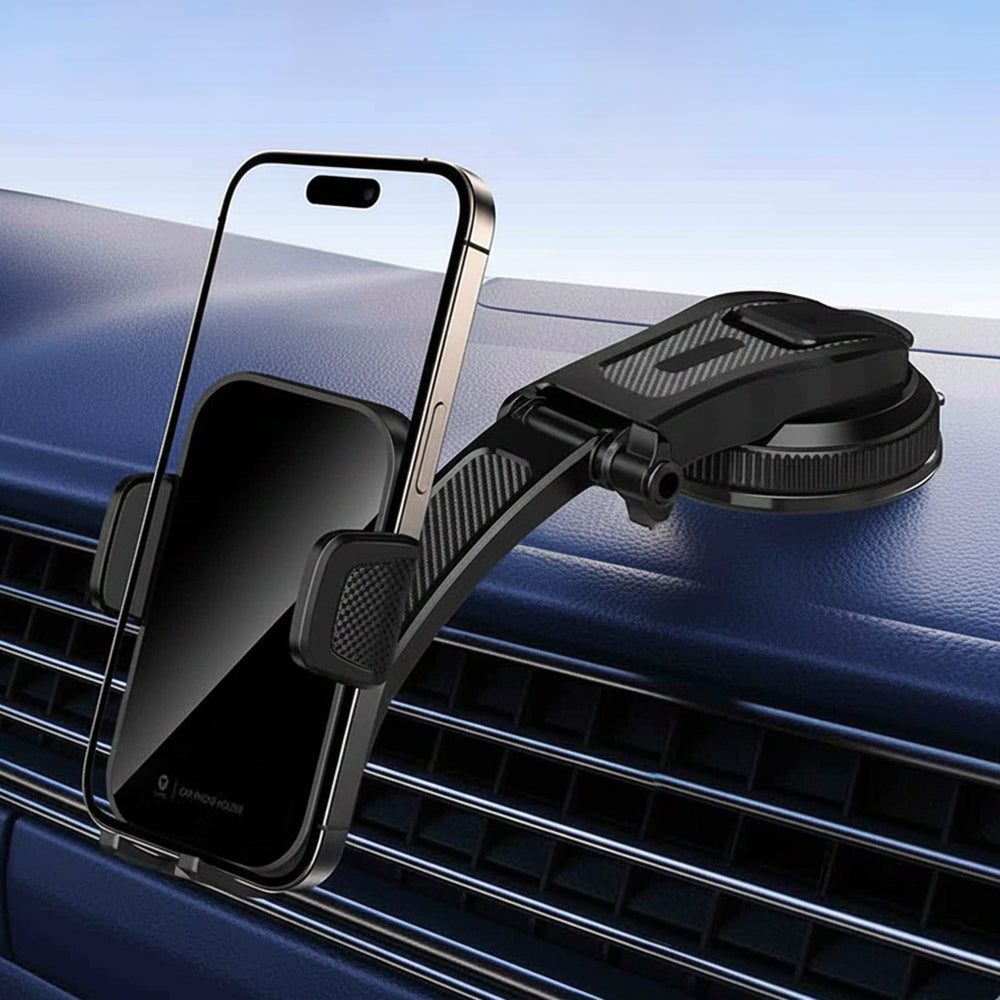 Lito - Car Holder (LT-W11) - for Dashboard/Windshield, Magnetic, One-Click Locking, 360°, Low-Profile Design - Black