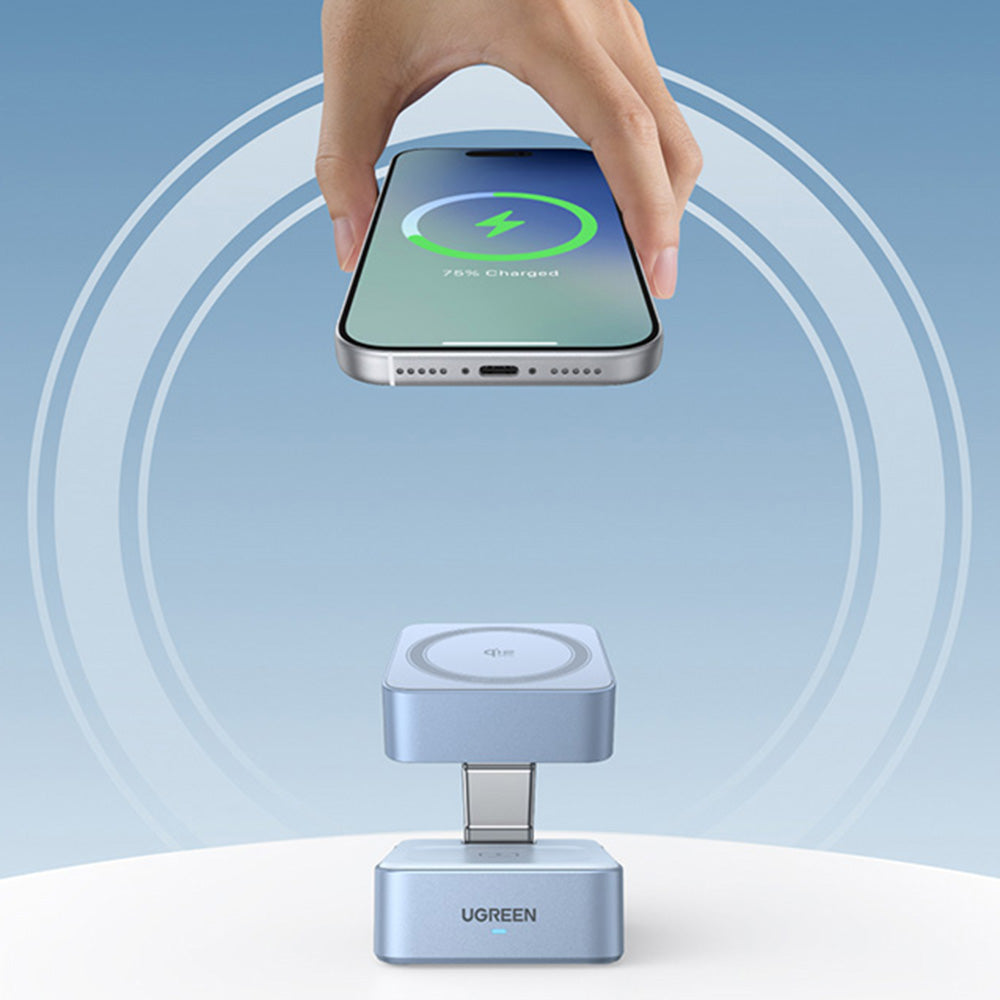 Ugreen - Wireless Charging Station W752 (55960B) - MagSafe, Fast Charging, Qi2, for iPhone, AirPods, Apple Watch, 35W - 