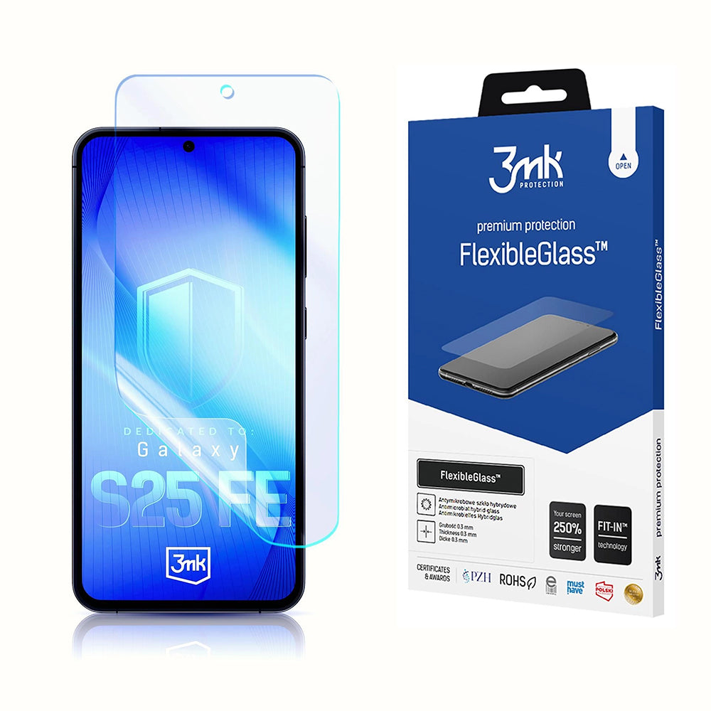 3mk Folie de protectie 3mk FlexibleGlass compatibil cu Samsung Galaxy S25 FE, Transparent
