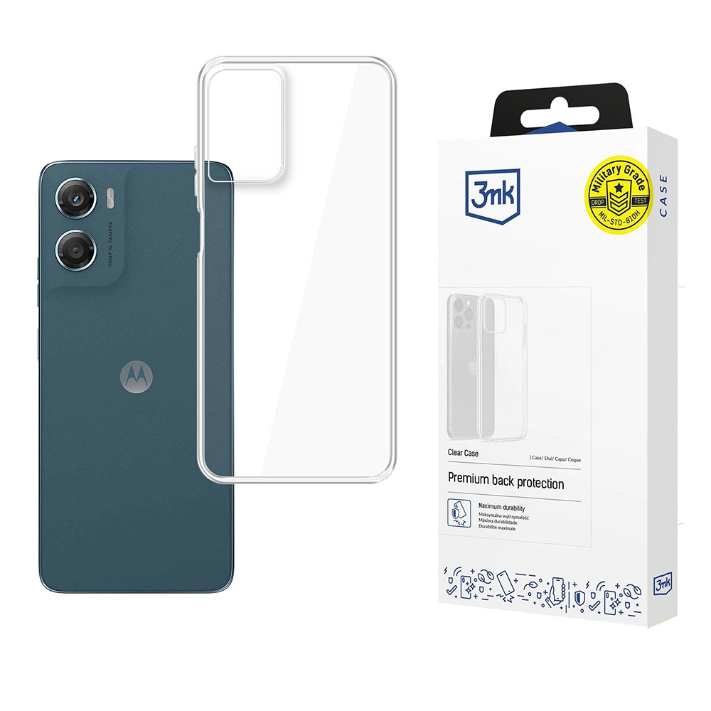 3mk - Clear Case - Motorola Moto G06 / Moto G06 Power - Transparent