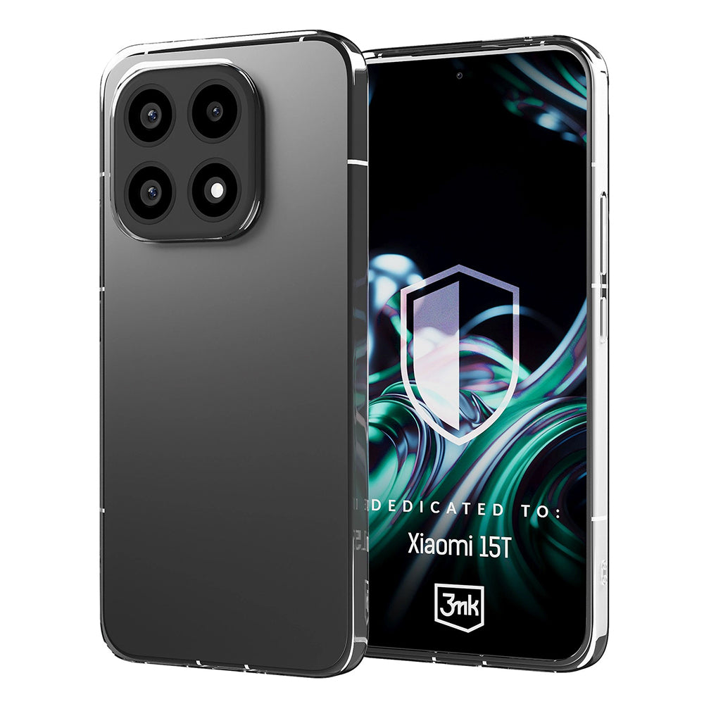 3mk - Clear Case - Xiaomi 15T - Transparent