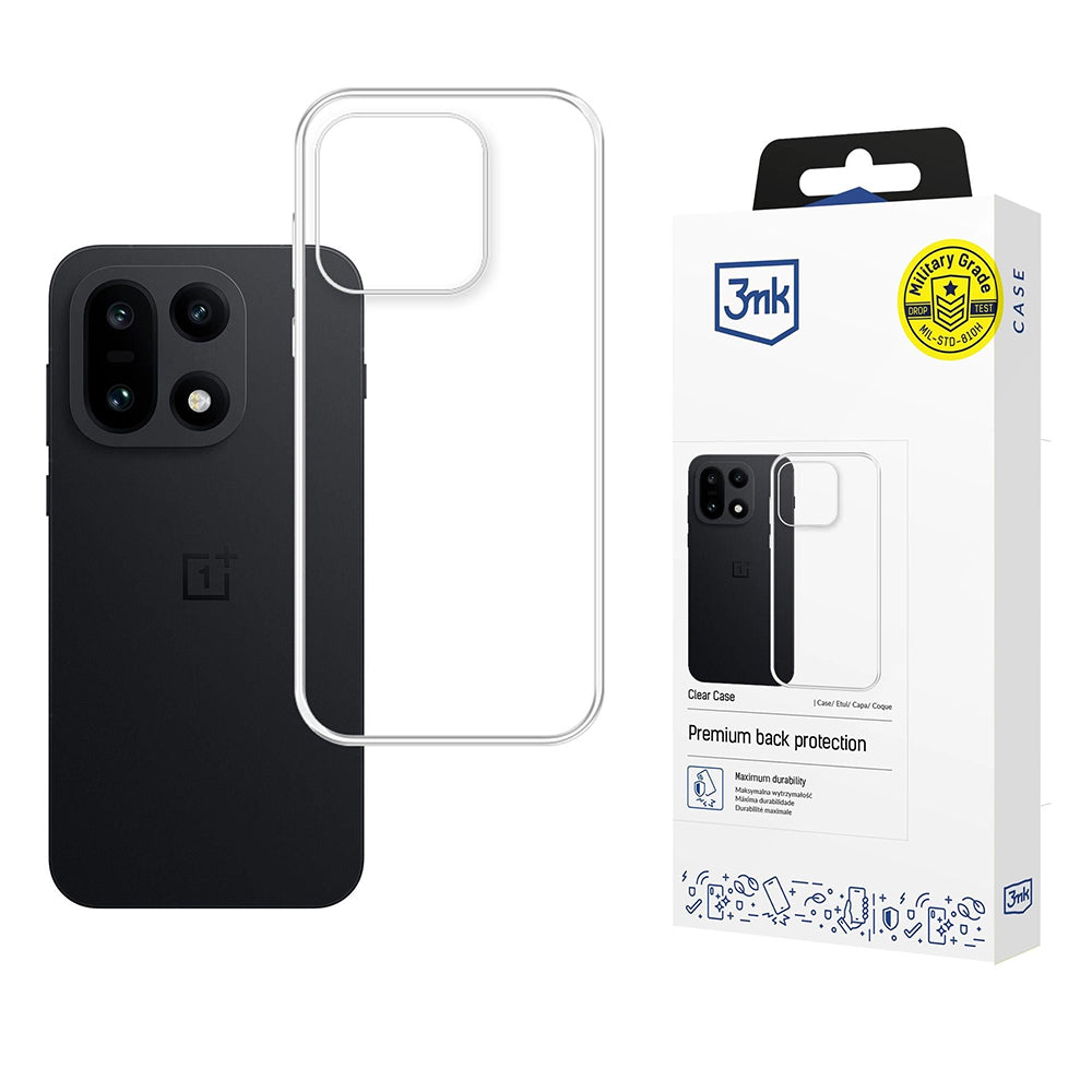 Husa de protectie 3mk Clear Case compatibil cu OnePlus 15, Transparent