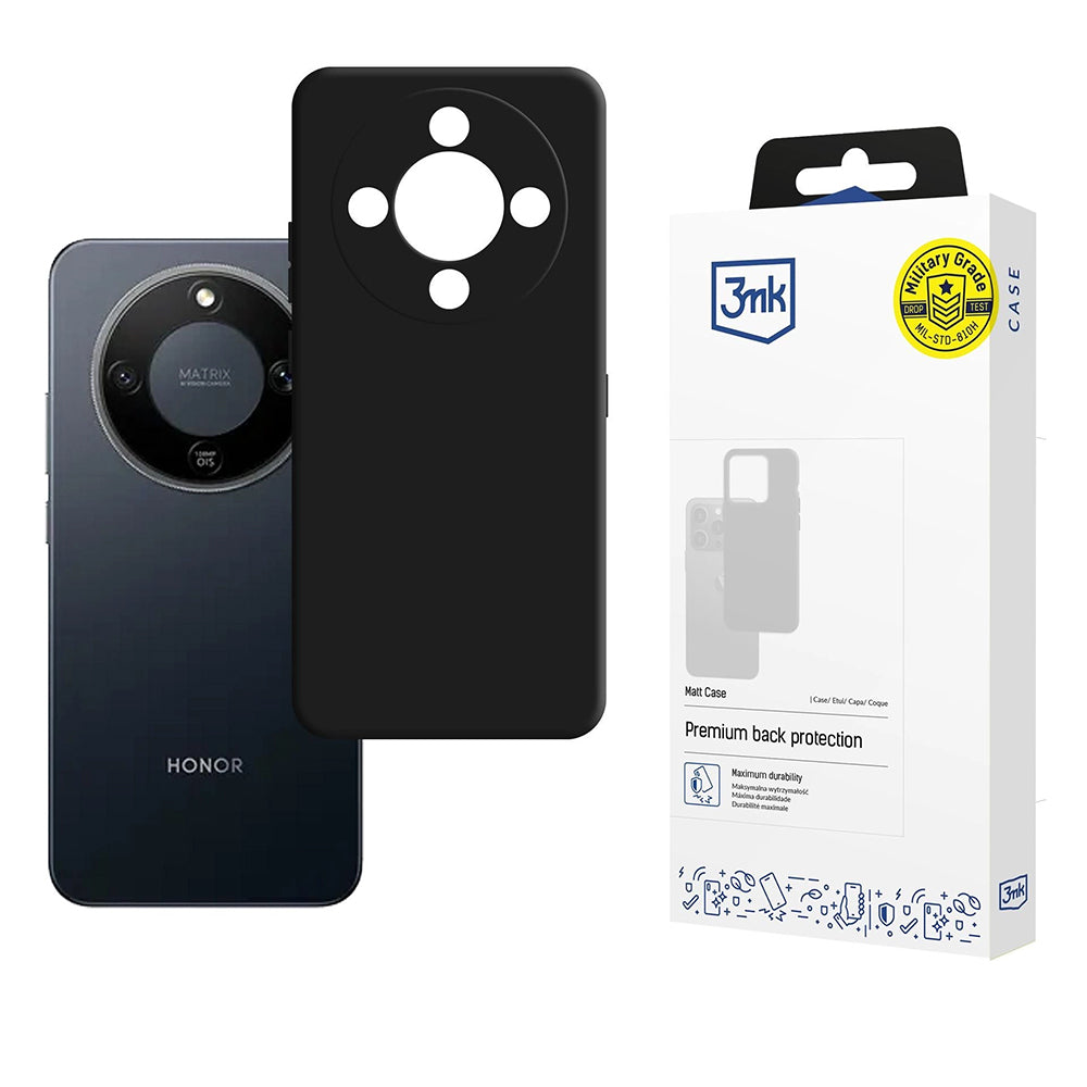 3mk - Matt Case - Honor Magic8 Lite - Black