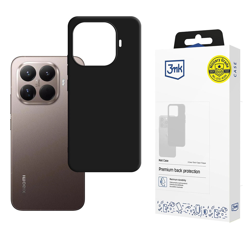 3mk - Matt Case - Xiaomi 15T Pro - Black