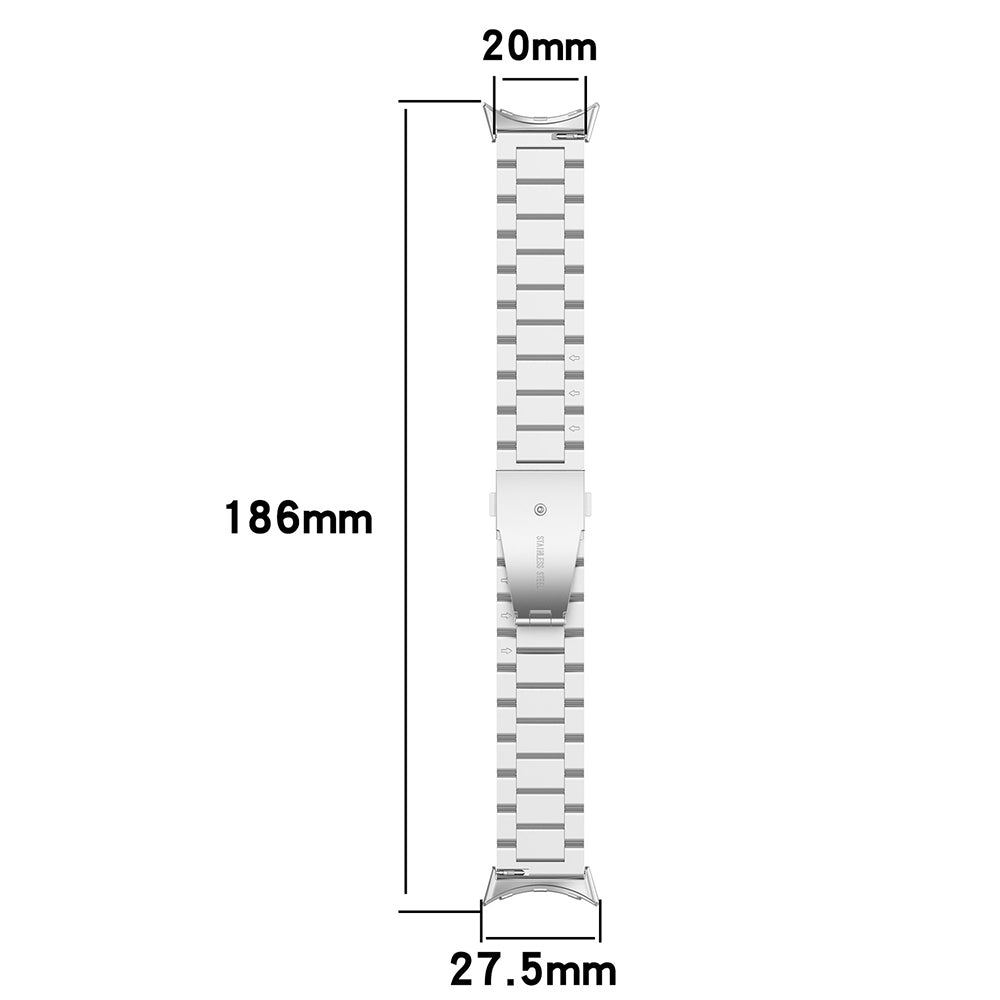 Techsuit - Watchband (W010) - Google Pixel Watch 4 45mm - Silver