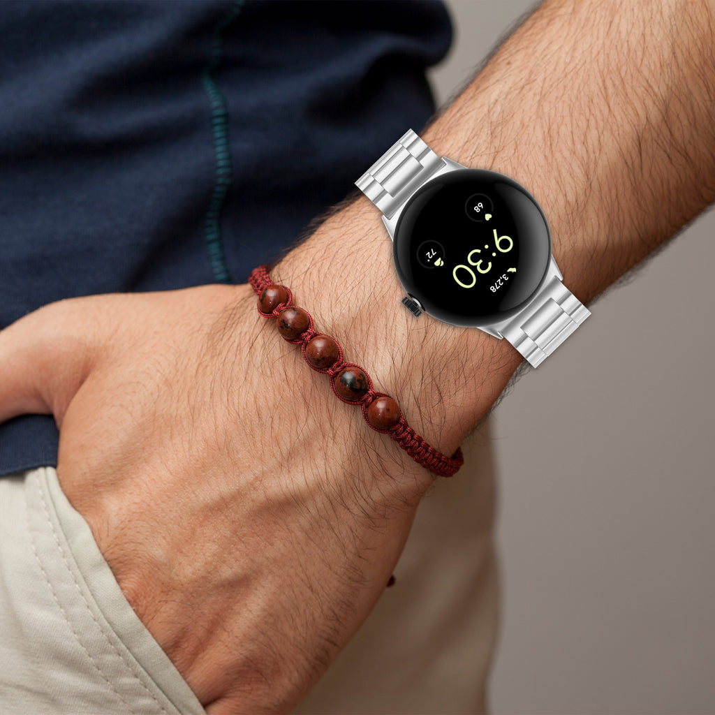 Techsuit - Watchband (W010) - Google Pixel Watch 4 45mm - Silver