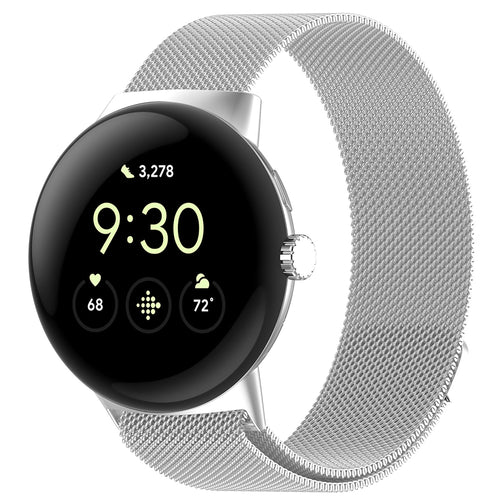 TechSuit Curea smartwatch Techsuit Watchband (W009) compatibil cu Google Pixel Watch 4 45mm, Argintiu – imagine 2