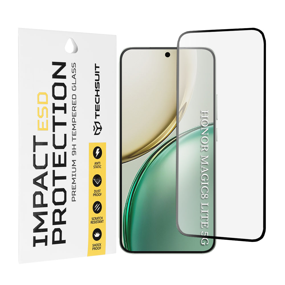 Techsuit - ESD Glass - Honor Magic8 Lite - Black