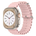 Techsuit - Watchband (W038) - Apple Watch 1/2/3/4/5/6/7/8/9/10/11/SE/SE 2/SE 3/Ultra/2/3 (42/44/45/46/49mm) - Pink
