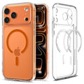 Spigen - Ultra Hybrid MagSafe (ACS11112) - iPhone 17 Pro - Clear / Orange