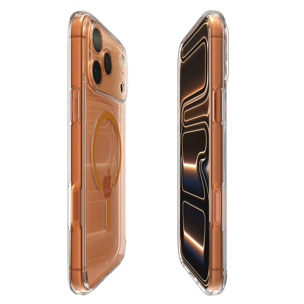 Spigen - Ultra Hybrid MagSafe (ACS11112) - iPhone 17 Pro - Clear / Orange