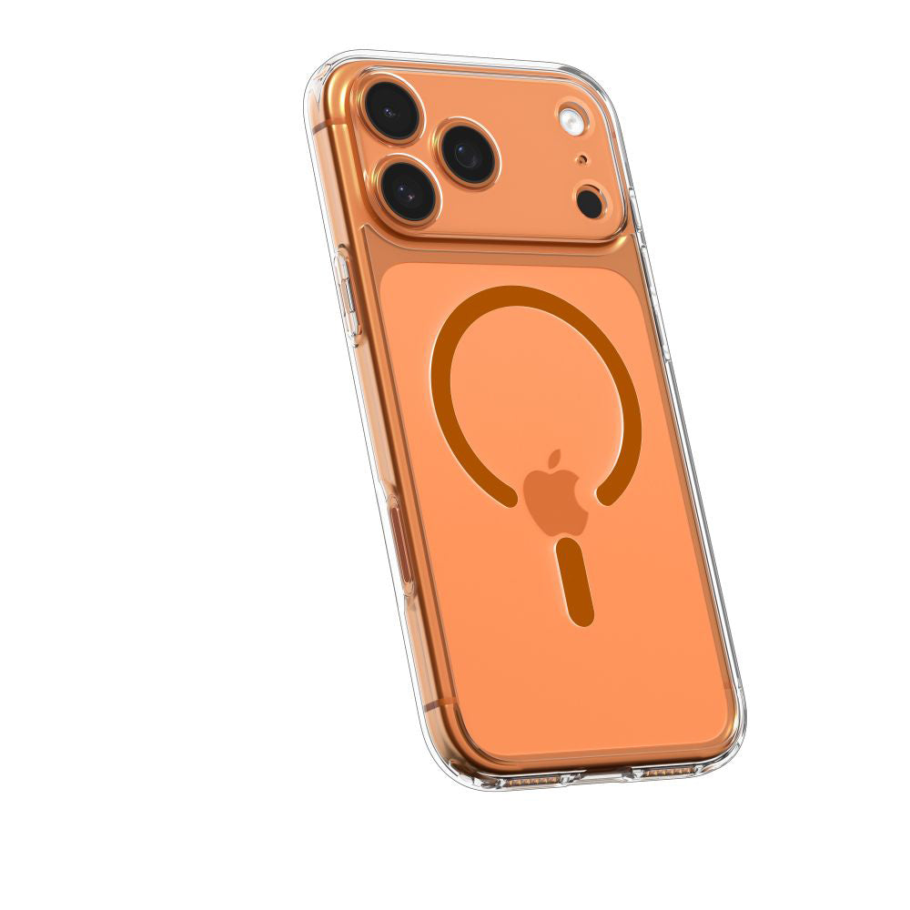 Spigen - Ultra Hybrid MagSafe (ACS11112) - iPhone 17 Pro - Clear / Orange