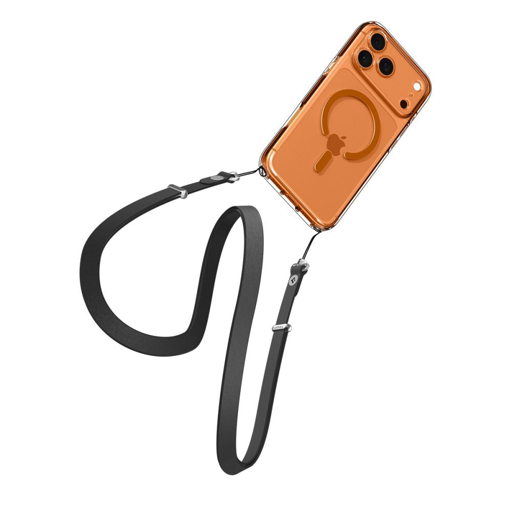 Spigen - Ultra Hybrid MagSafe (ACS11112) - iPhone 17 Pro - Clear / Orange