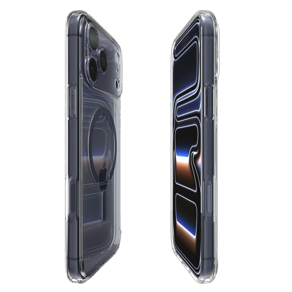 Spigen - Ultra Hybrid MagSafe (ACS11111) - iPhone 17 Pro - Clear / Deep Blue
