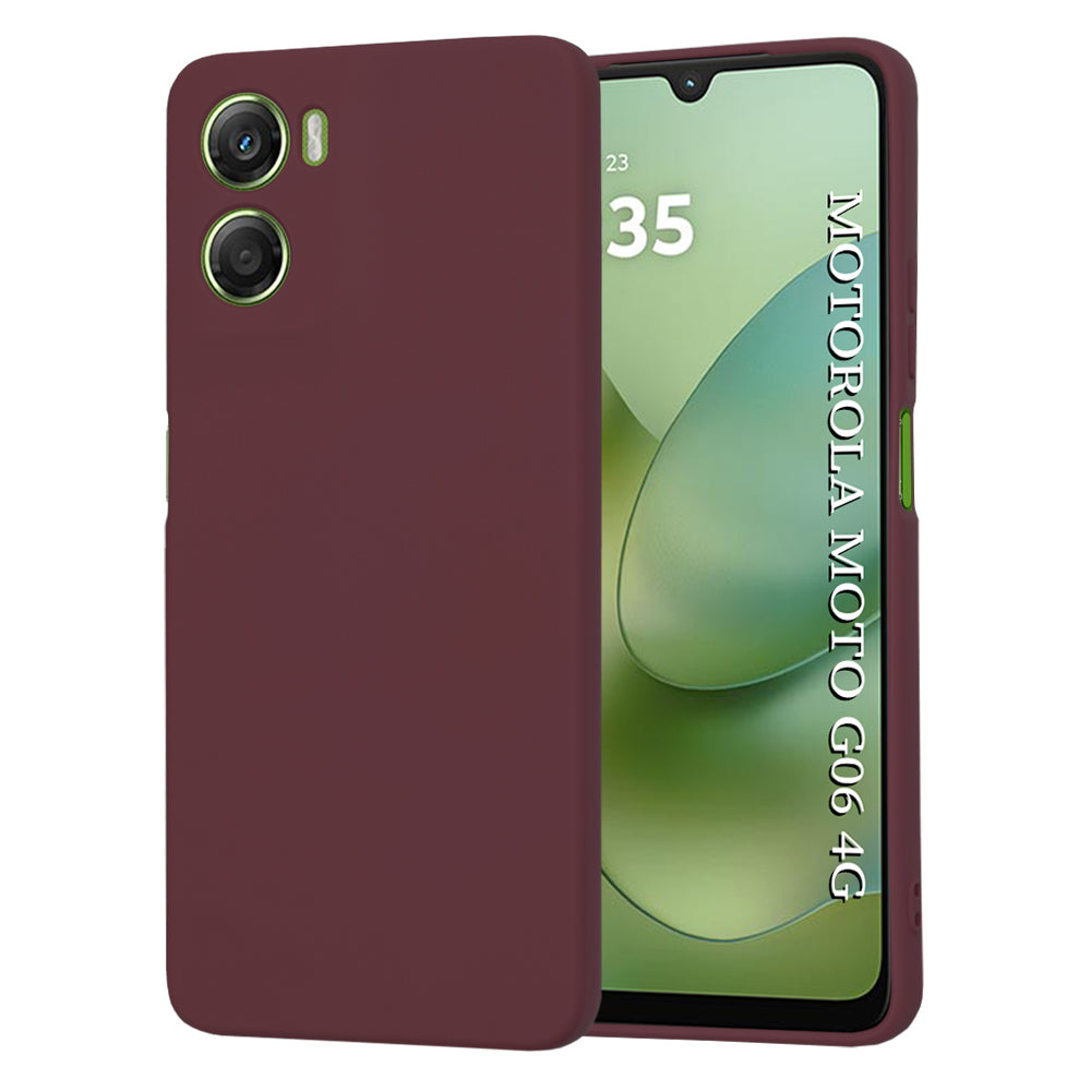 Techsuit - SoftFlex - Motorola Moto G06 - Plum Red