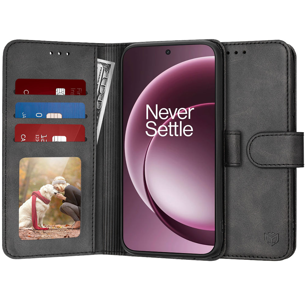 Techsuit - Diary Book - OnePlus 15 - Black