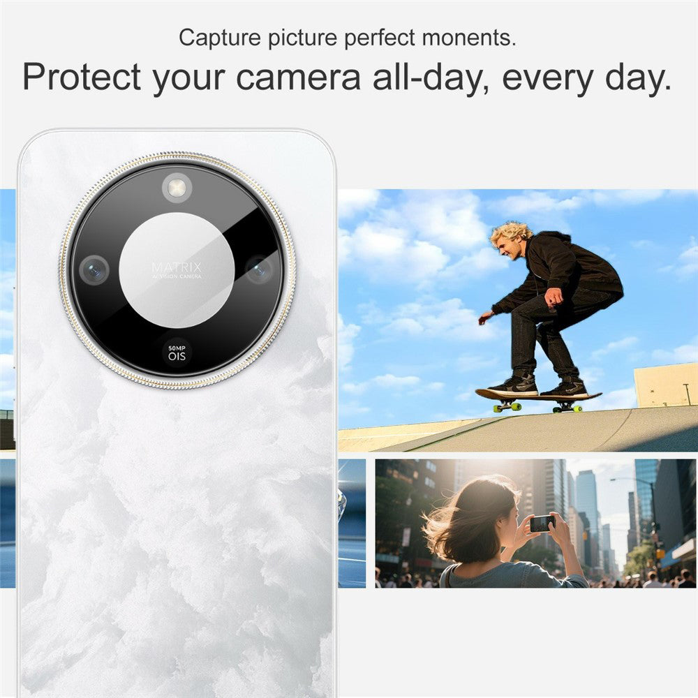 Techsuit - Full Camera Glass - Honor Magic8 Lite - Black