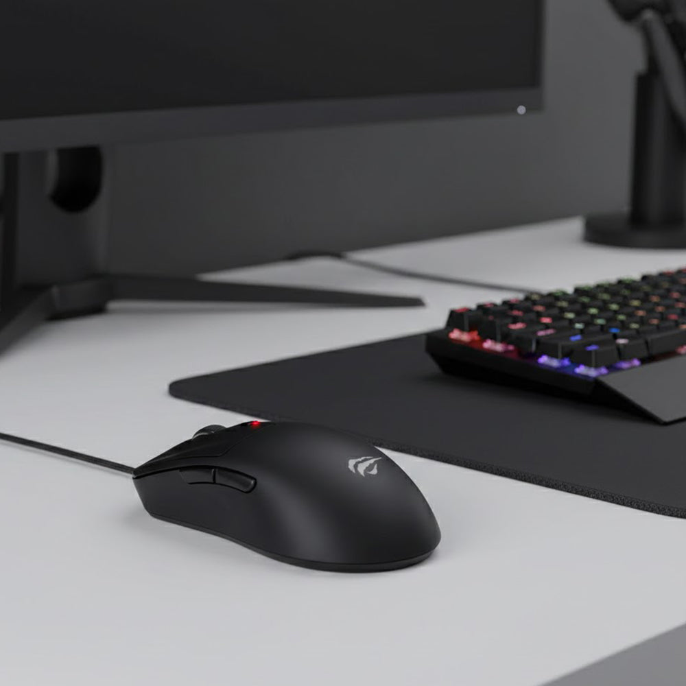 Havit - Wireless Gaming Mouse (MS970WB Pro) - 2.4GHz, 800/1600/2400/3200/6400/12000 DPI, 300mAh - Black