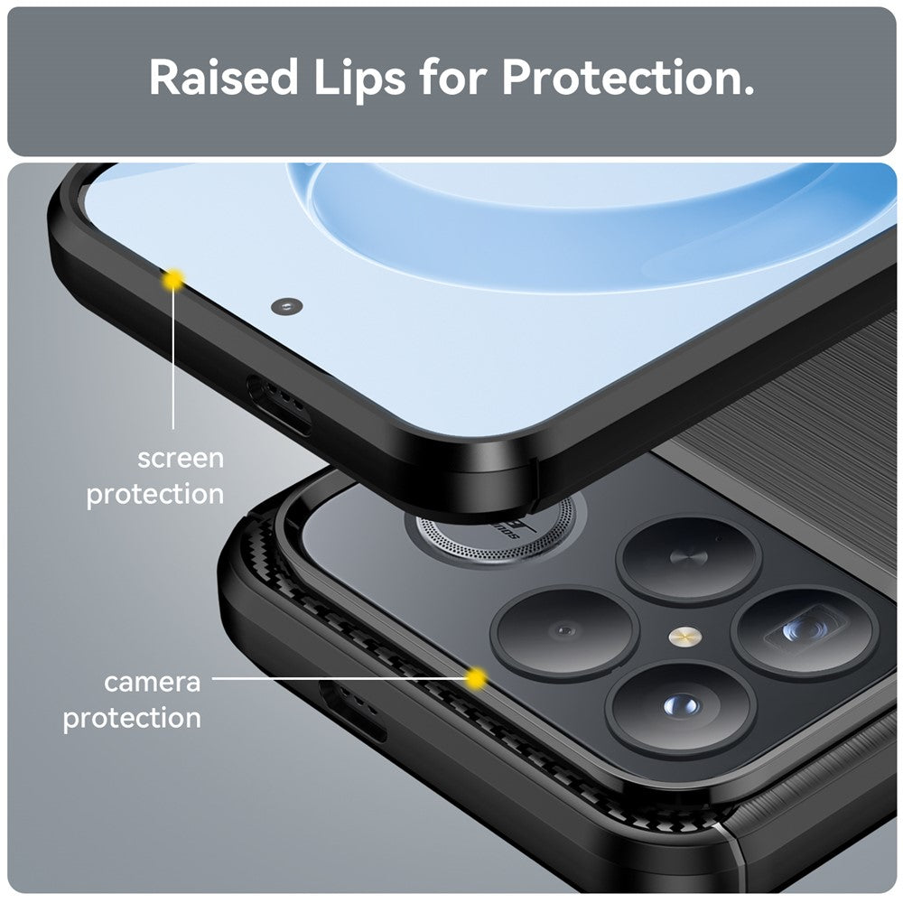 Techsuit - Carbon Silicone - Xiaomi Poco F8 Ultra - Black