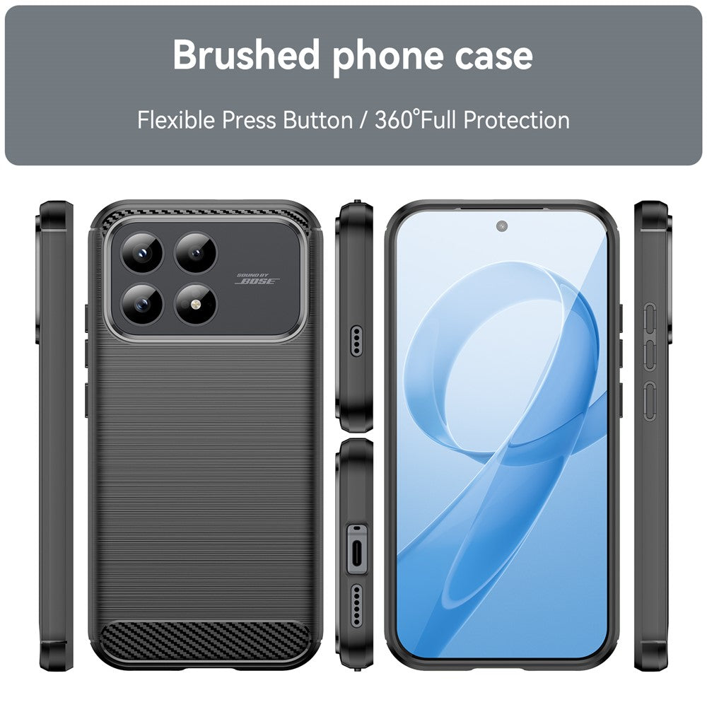 Techsuit - Carbon Silicone - Xiaomi Poco F8 Pro - Black