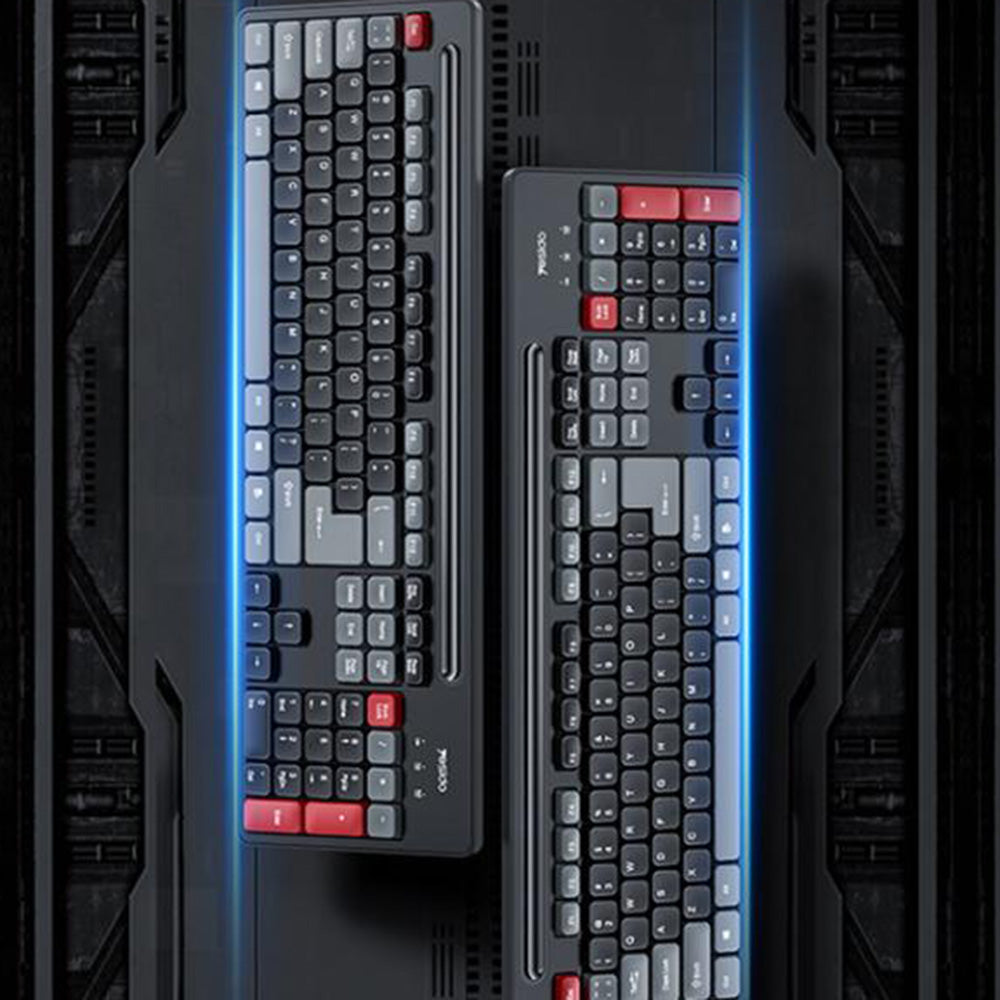 Tastatura Yesido (KB43), 2.4GHz, 104 Taste, Negru