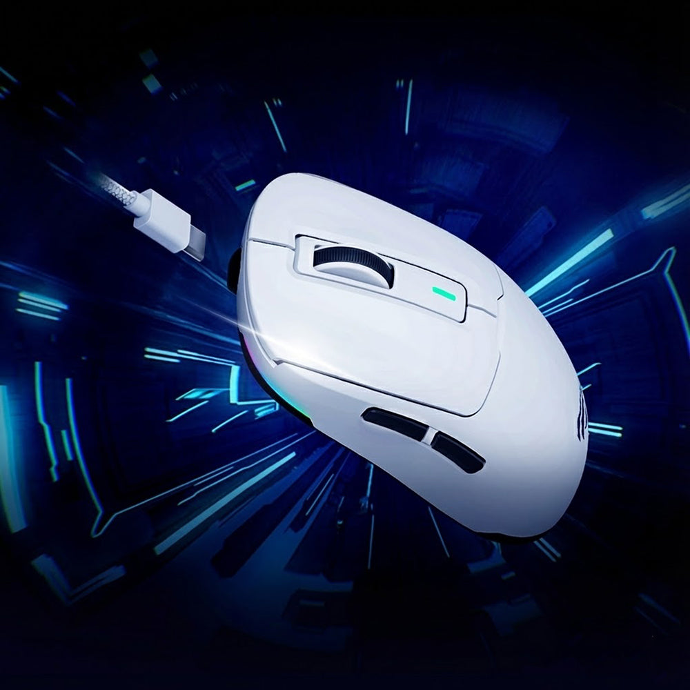 Havit - Wireless Gaming Mouse (MS969WB) - 1000 - 16000DPI, LED Lights, 150mAh, 1.6m, 5V - Black / Purple