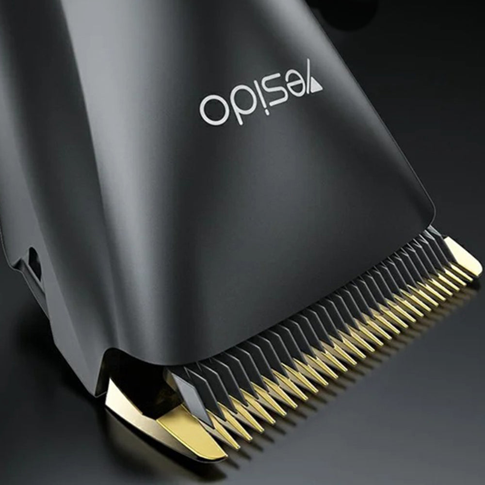 Yesido - Hair Clipper (MG06) - USB, 1200mAh, IPX5 Waterproof, Power Display, 5 Stages Length - Black