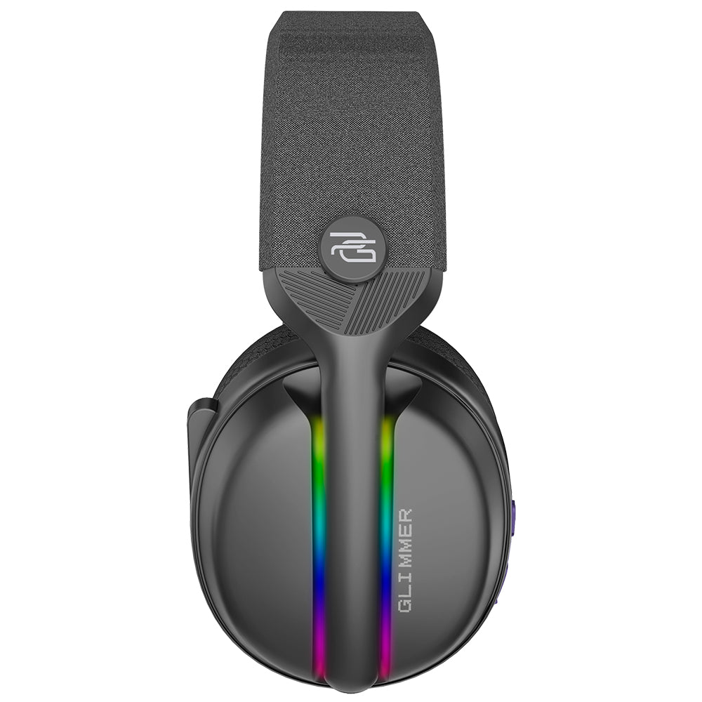 Proove - Gaming Headphones Glimmer (WHGL00022016) - with Microphone, 2.4GHz, Bluetooth 5.4, RGB, Ø40mm, 900mAh - Black/P