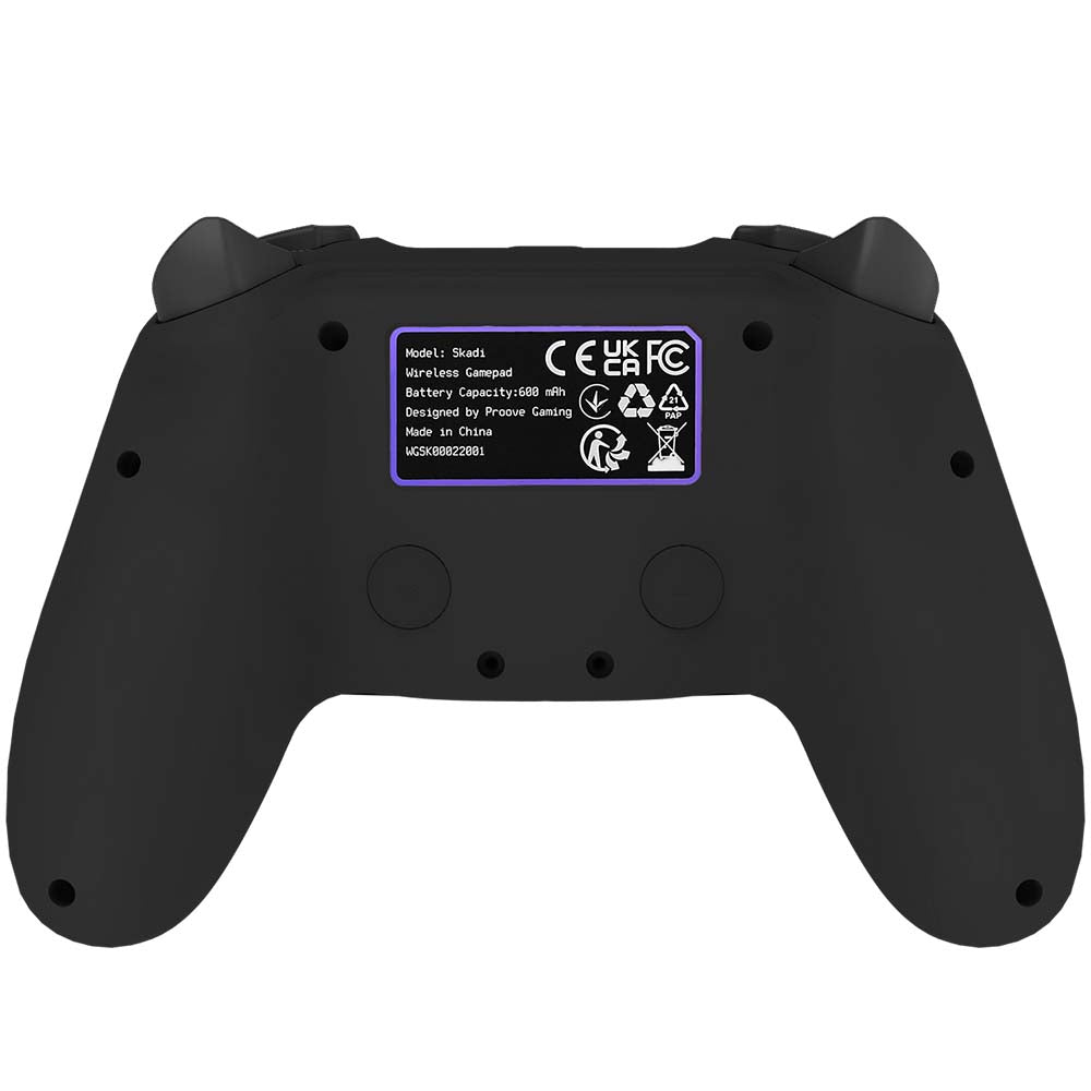 Proove - Wireless Controller Skadi (WGSK00022001) - Ergonomic, USB-C, AUX, BT, Touch-pad, for PS4, PC, Android, 600mAh -