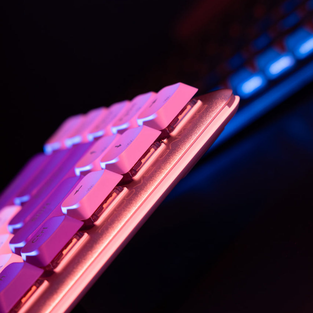Proove - Wireless Gaming Keyboard AFK (WKAFKEN22002) - 2.4GHz, Bluetooth, RGB Backlighting, 68 Keys, 1500mAh, 1.5m - Whi
