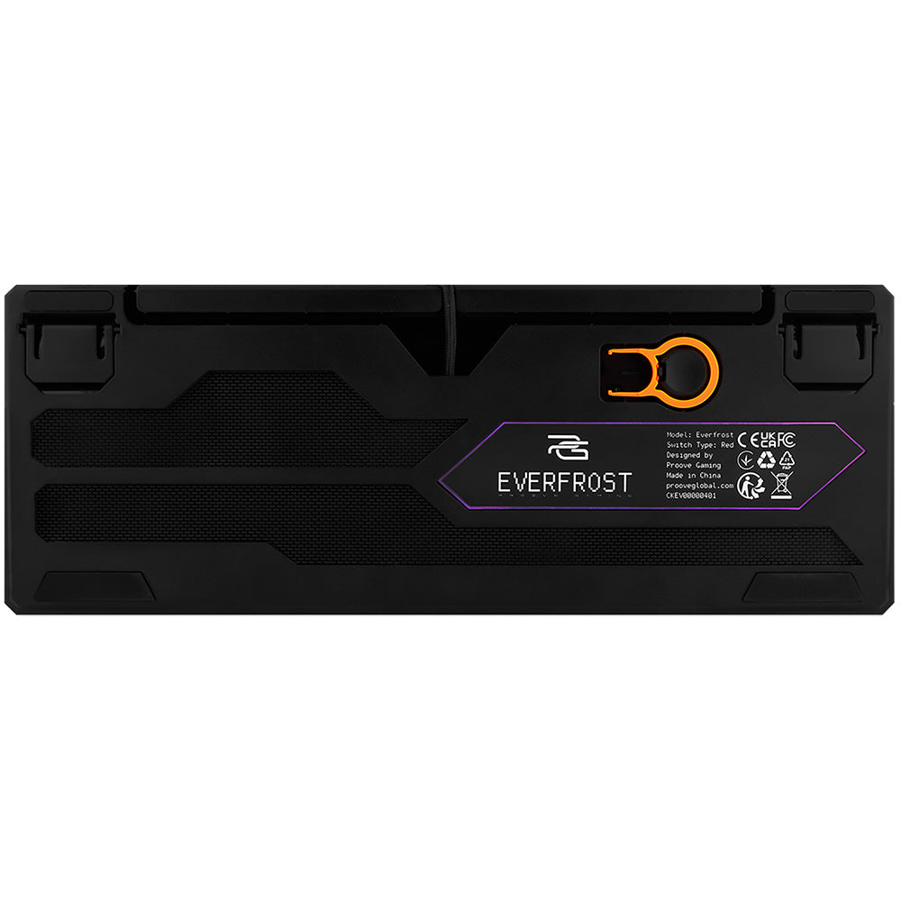 Proove - Wired Keyboard Everfrost (CKEVEN00000401) - Mechanical, RGB Backlighting, 87 Keys, Outemu Switches, 1.8m - Blac
