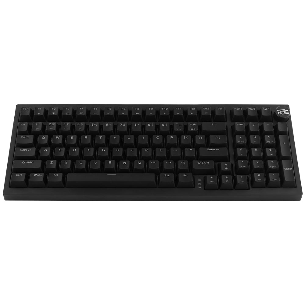 Proove - Wireless Gaming Keyboard Slicker (WKSLEN00022401) - 2.4GHz, Bluetooth 5.2, Type-C, 98 Keys, 4000mAh, 1.8m - Bla