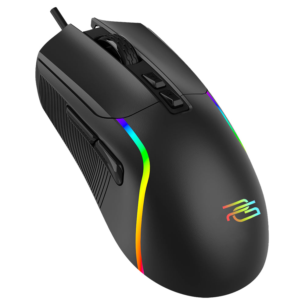Proove - Wired Mouse Assembler (CMAS00000101) - for Gaming, USB, RGB, 7 Buttons, 12400DPI, Windows, Mac, Linux, 1.5m - B