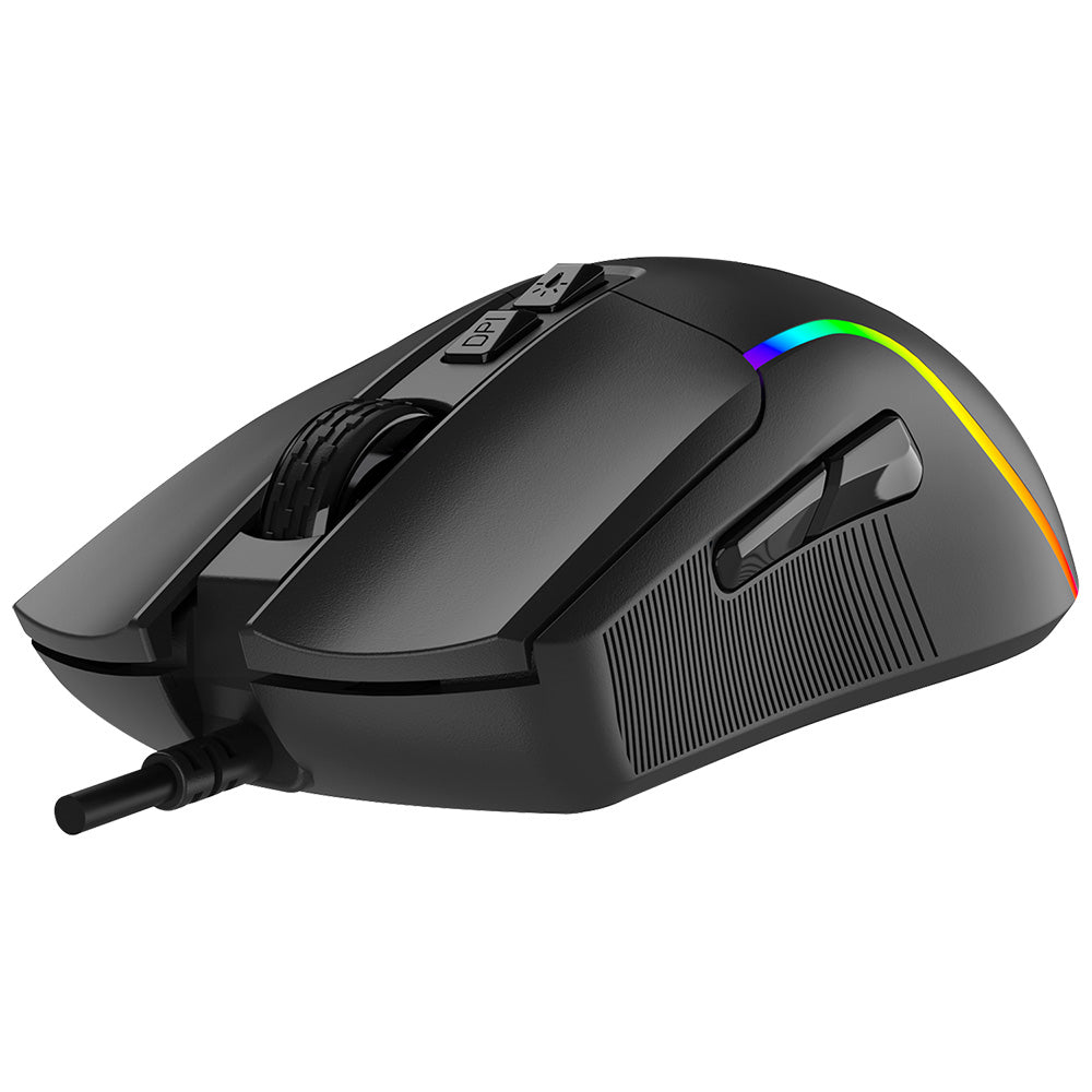 Proove - Wired Mouse Assembler (CMAS00000101) - for Gaming, USB, RGB, 7 Buttons, 12400DPI, Windows, Mac, Linux, 1.5m - B