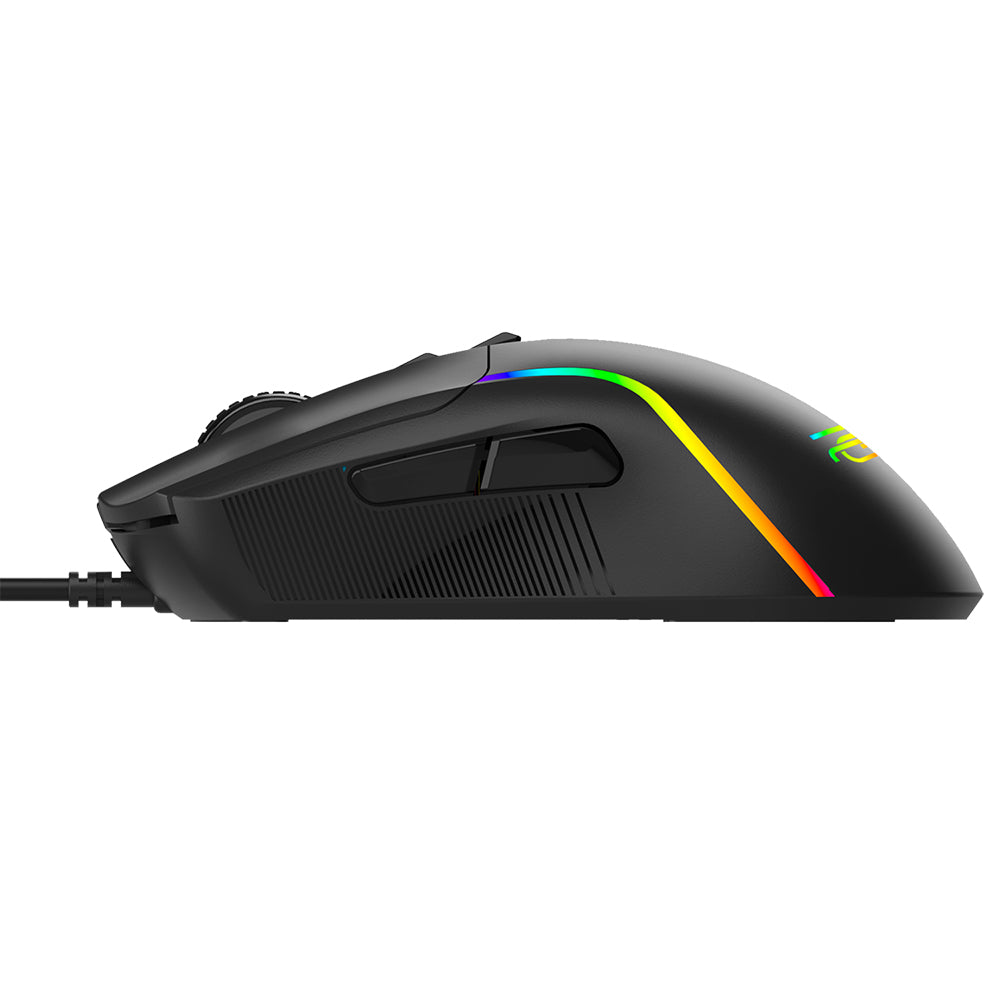 Proove - Wired Mouse Assembler (CMAS00000101) - for Gaming, USB, RGB, 7 Buttons, 12400DPI, Windows, Mac, Linux, 1.5m - B
