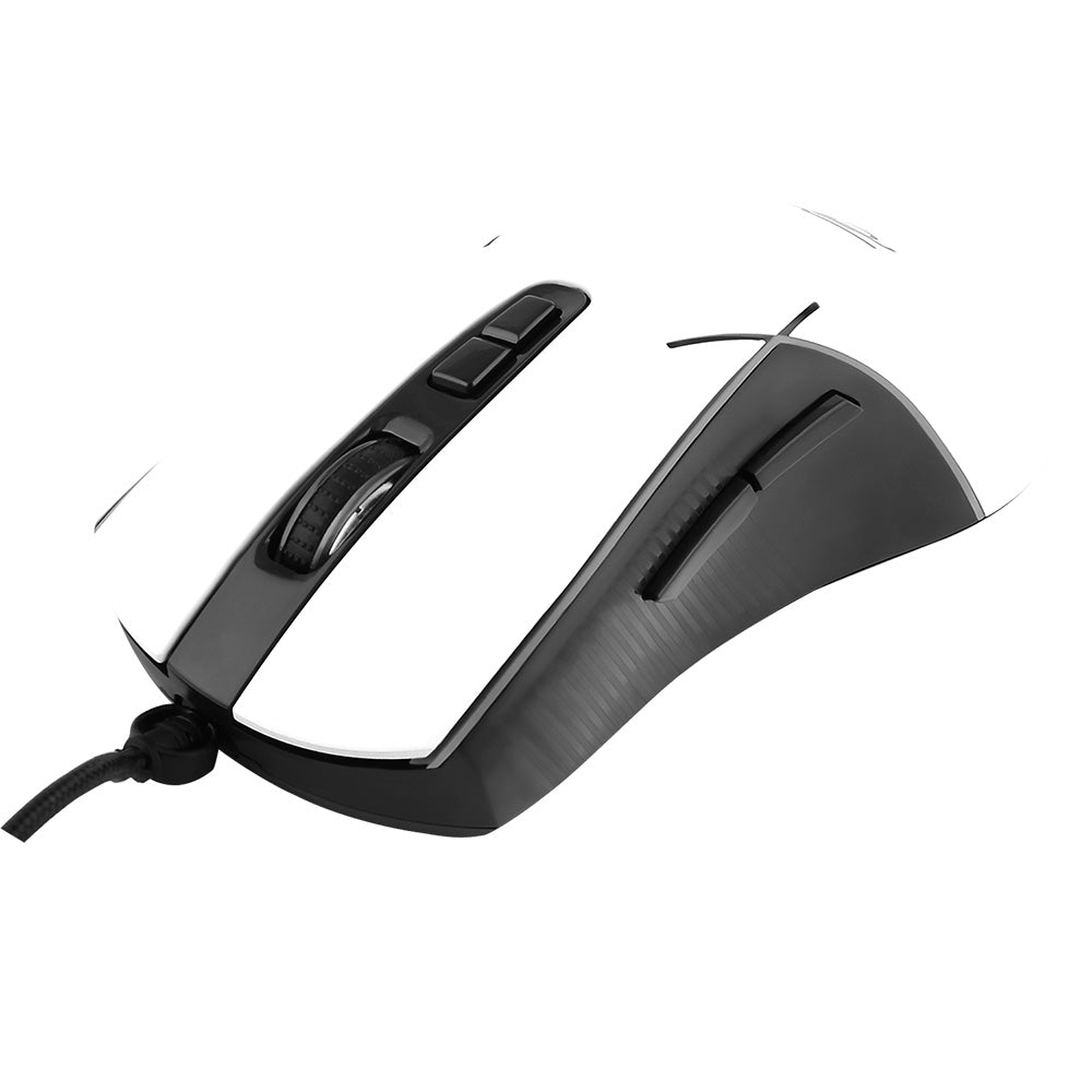 Proove - Wired Mouse Defiant (CMDE00000101) - for Gaming, USB, LED, 7 Buttons, 7200DPI, Windows, MacOS, Linux, 1.5m - Wh