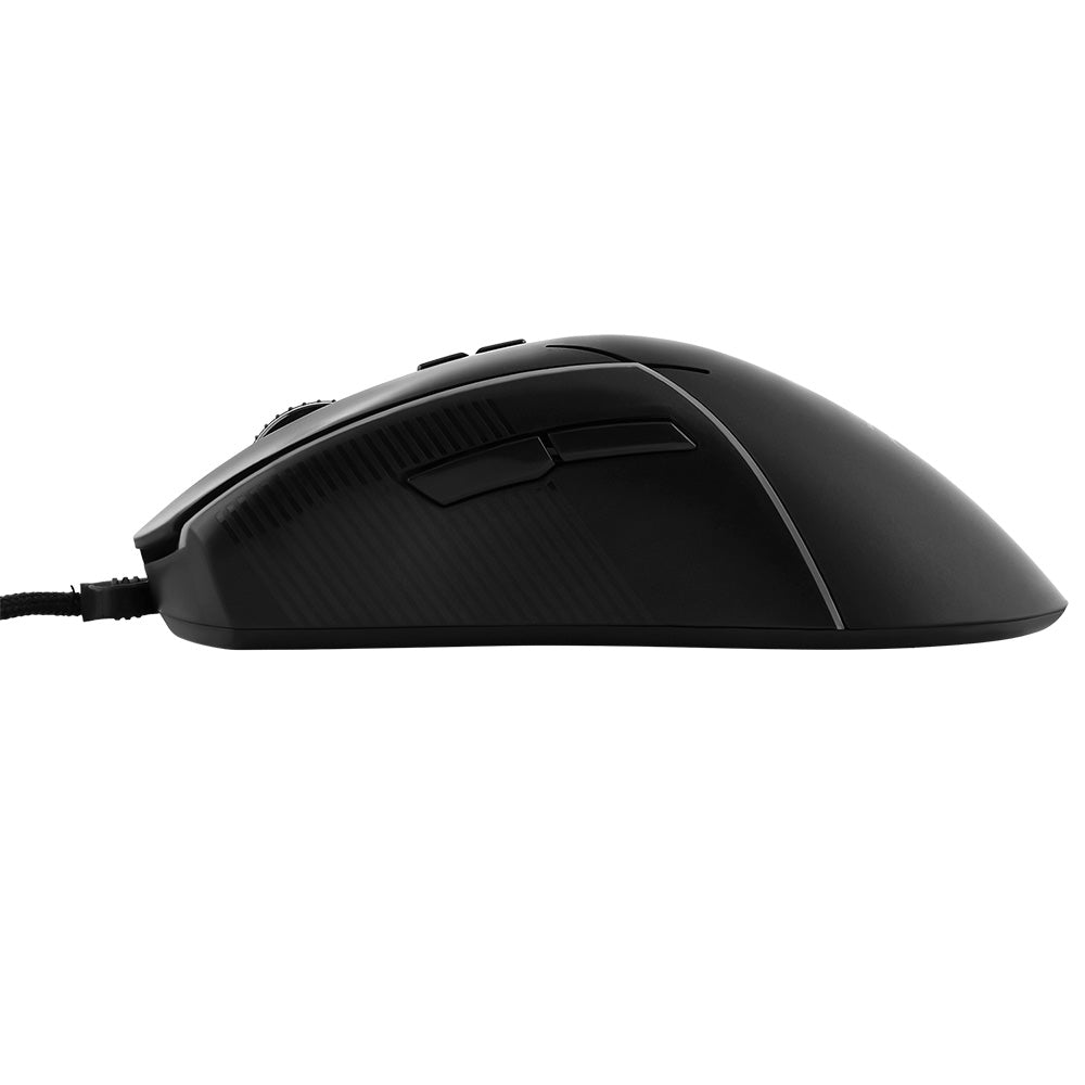 Proove - Wired Mouse Defiant (CMDE00000102) - for Gaming, USB, LED, 7 Buttons, 7200DPI, Windows, MacOS, Linux, 1.5m - Bl
