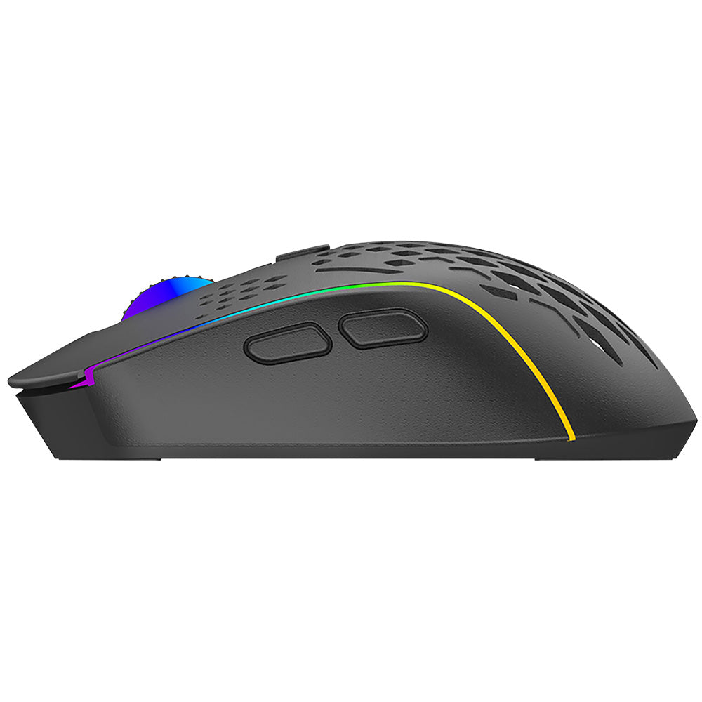 Proove - Wireless Mouse Buzz (WMBU00022401) - for Gaming, 2.4GHz, USB-C, Ergonomic, LED, 6 Buttons, 800-4800DPI, 1.5m - 