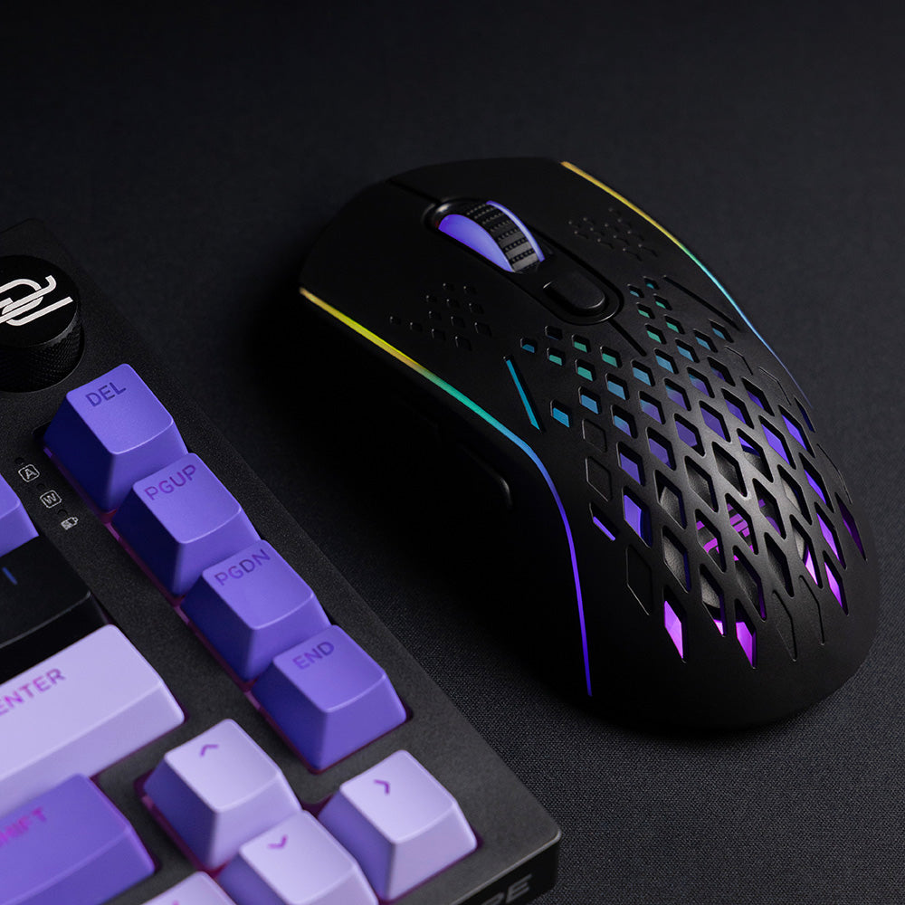 Proove - Wireless Mouse Buzz (WMBU00022402) - for Gaming, 2.4GHz, USB-C, Ergonomic, LED, 6 Buttons, 800-4800DPI, 1.5m - 