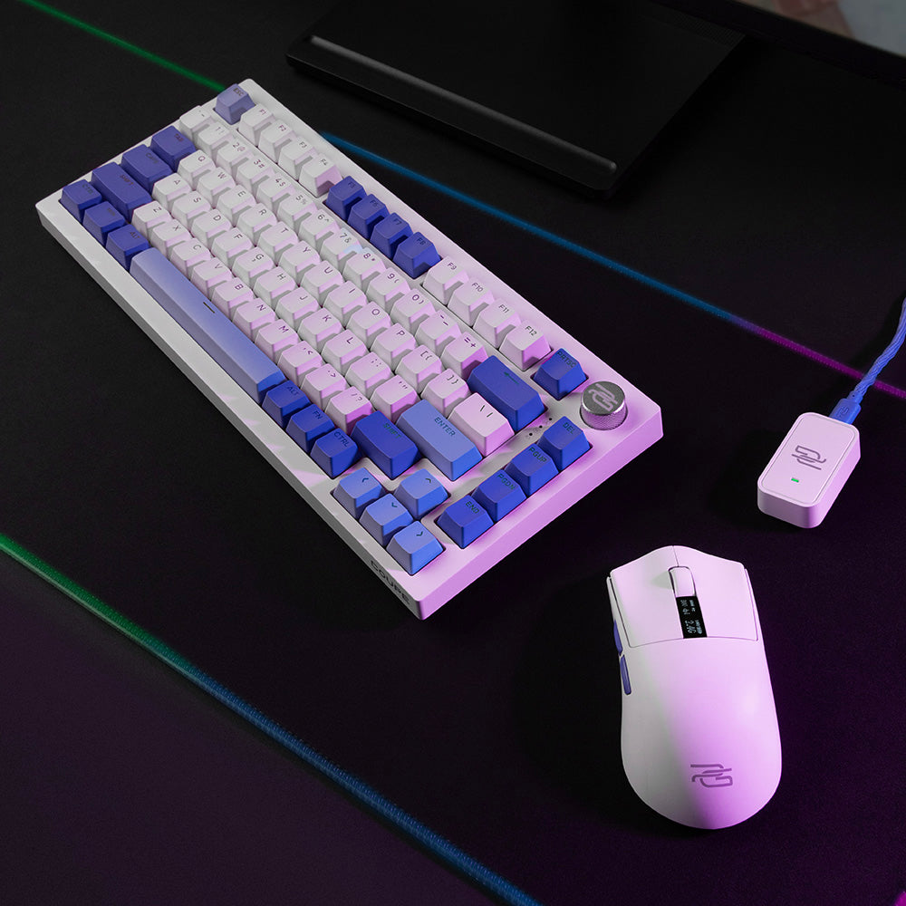 Proove - Wireless Mouse Jester 8K (WMJS00022001) - for Gaming, OLED Display, 7 Buttons, 800-26000DPI, 500mAh, 1.5m - Bla