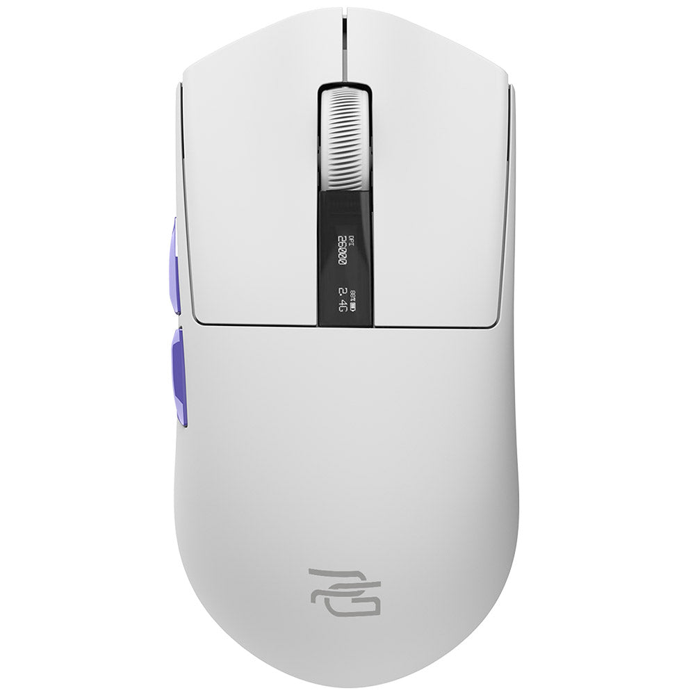 Proove - Wireless Mouse Jester 8K (WMJS00022002) - for Gaming, OLED Display, 7 Buttons, 800-26000DPI, 500mAh, 1.5m - Whi
