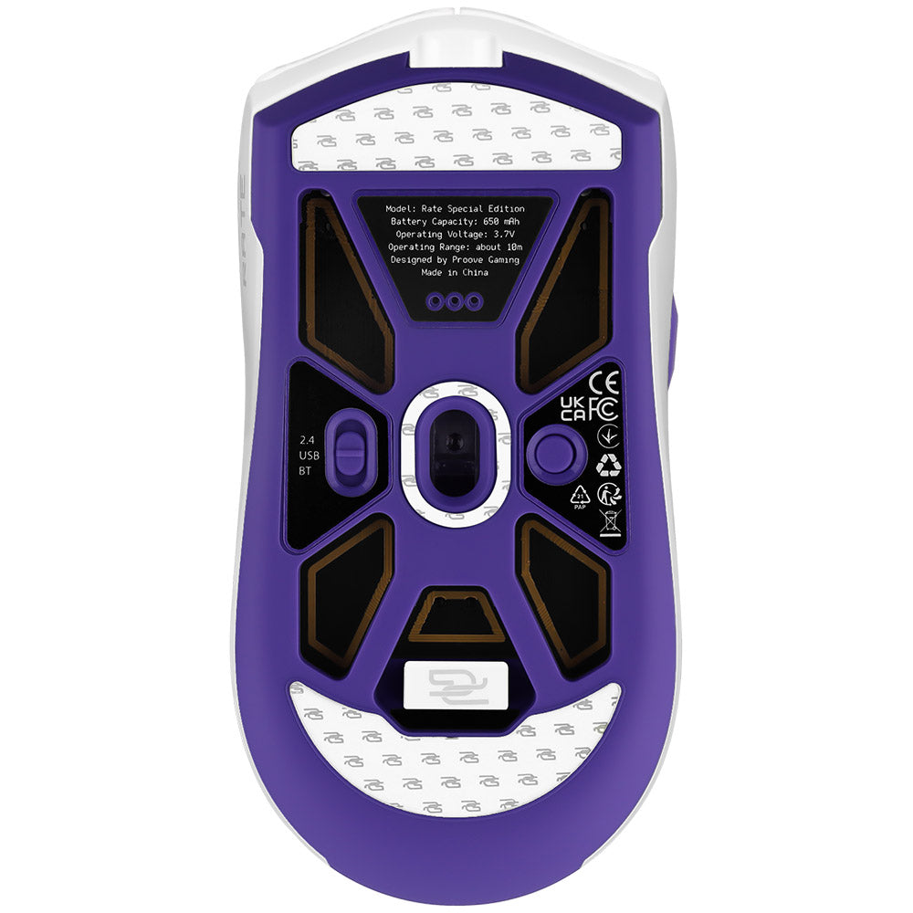 Proove - Wireless Mouse Rate Special Edition (CMRTWRS03002) - for Gaming, with 6 Buttons, 800-12000DPI, 650mAh, 1.5m - W