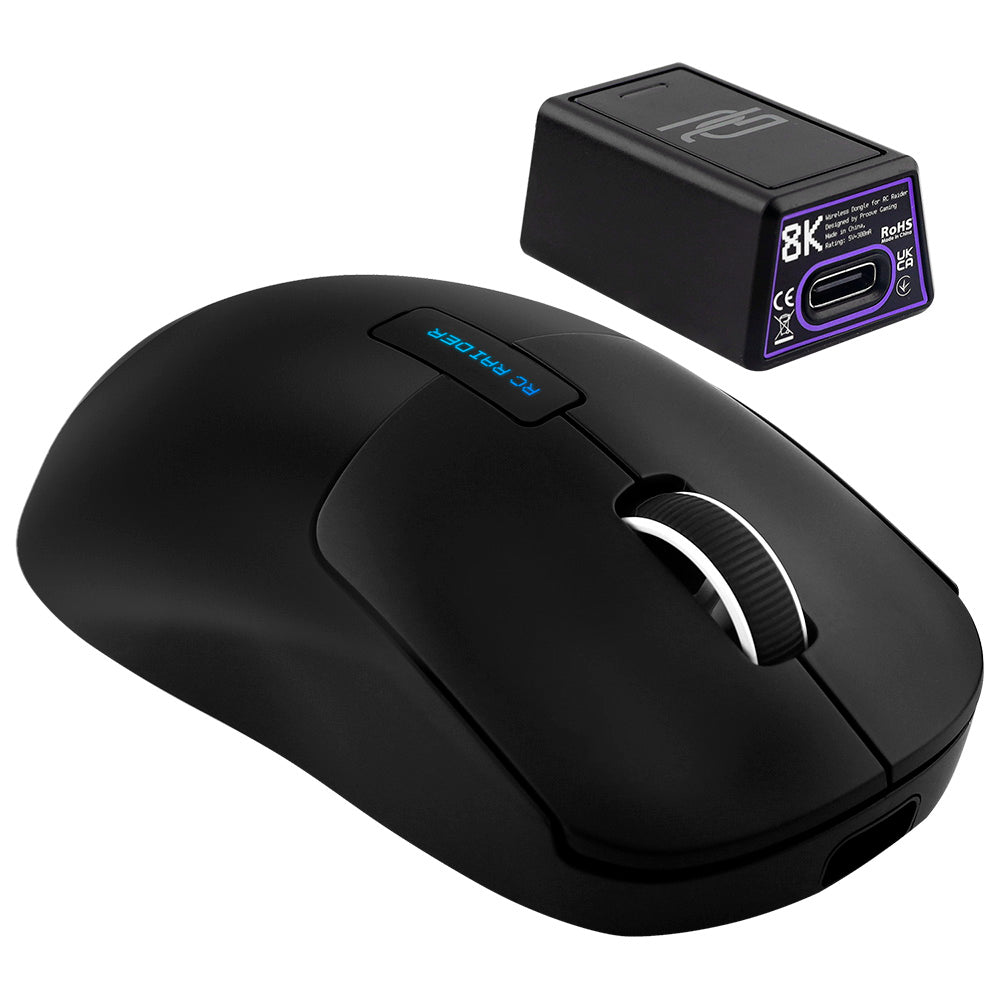 Proove - Wireless Mouse RC Raider 8K (WMRR00122001) - 2.4 GHz, Bluetooth, USB, 6 Buttons, 800-32000DPI, 500mAh, 1.5m - B