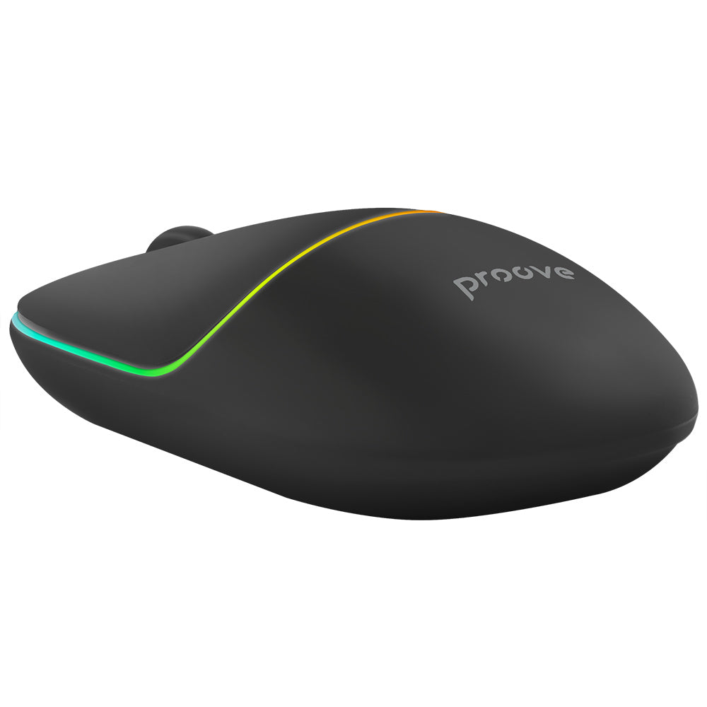Proove - Wireless Mouse Blink (WMBL00002001) - for Office, Ergonomic, 2.4GHz, BT5.0, 4 Buttons, 800-1600DPI, 650mAh - Bl