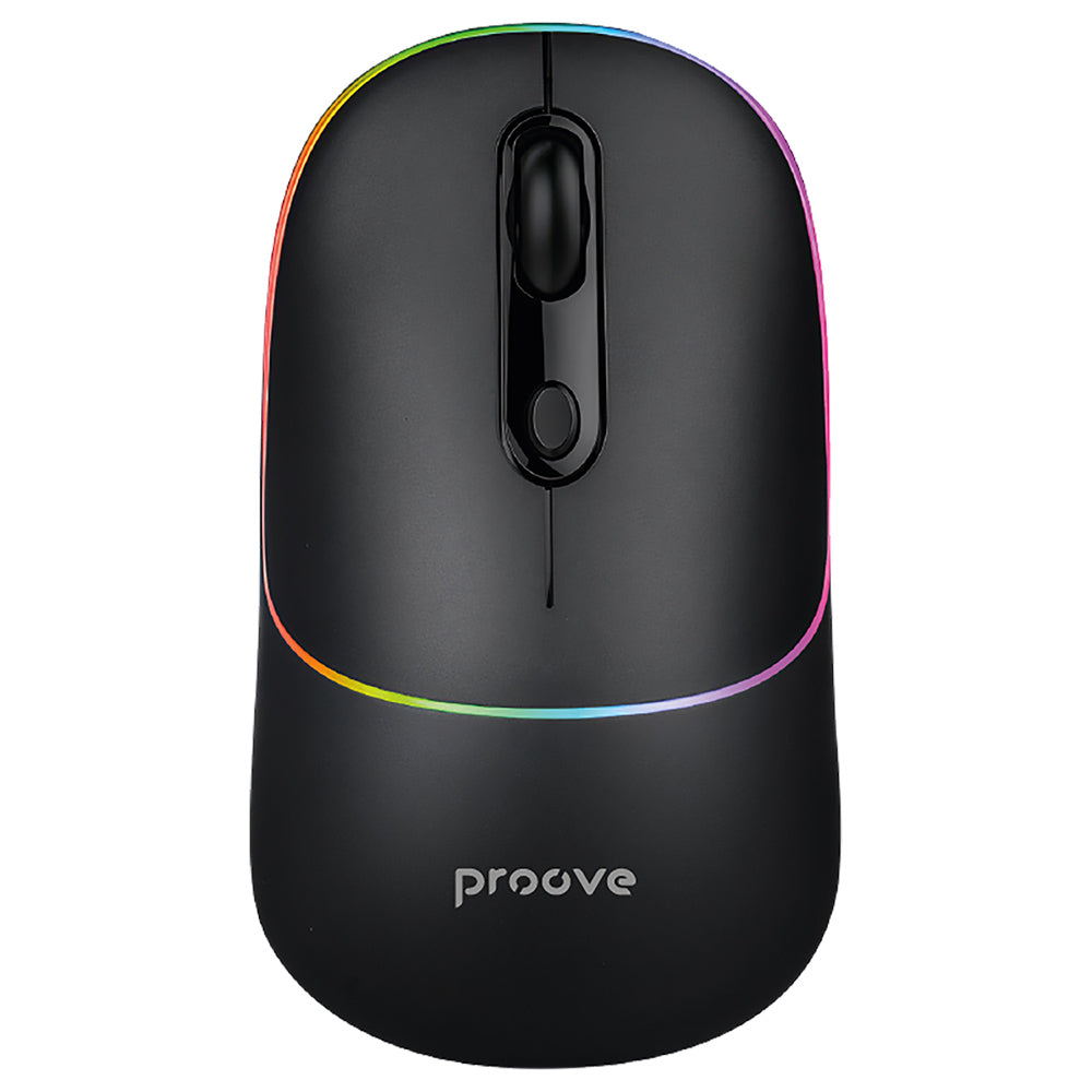 Proove - Wireless Mouse Blink (WMBL00002001) - for Office, Ergonomic, 2.4GHz, BT5.0, 4 Buttons, 800-1600DPI, 650mAh - Bl