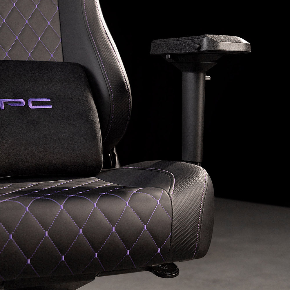 Proove - Gaming Chair NPC (GCNP0001017) - 4D Armrests, 135° Backrest, Frog Mechanism, Semi PU, Up to 136kg - Black/Purpl