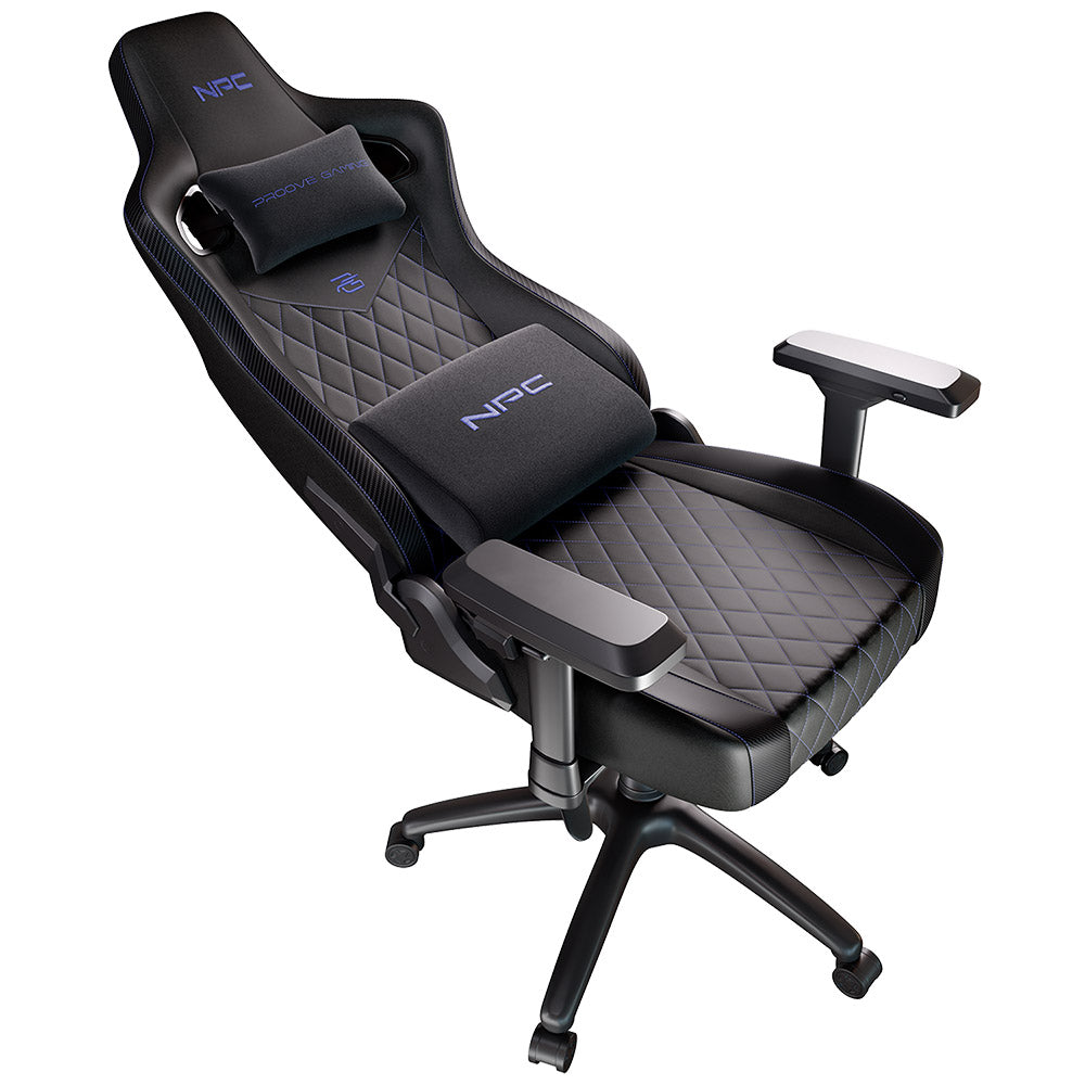 Proove - Gaming Chair NPC (GCNP0001017) - 4D Armrests, 135° Backrest, Frog Mechanism, Semi PU, Up to 136kg - Black/Purpl