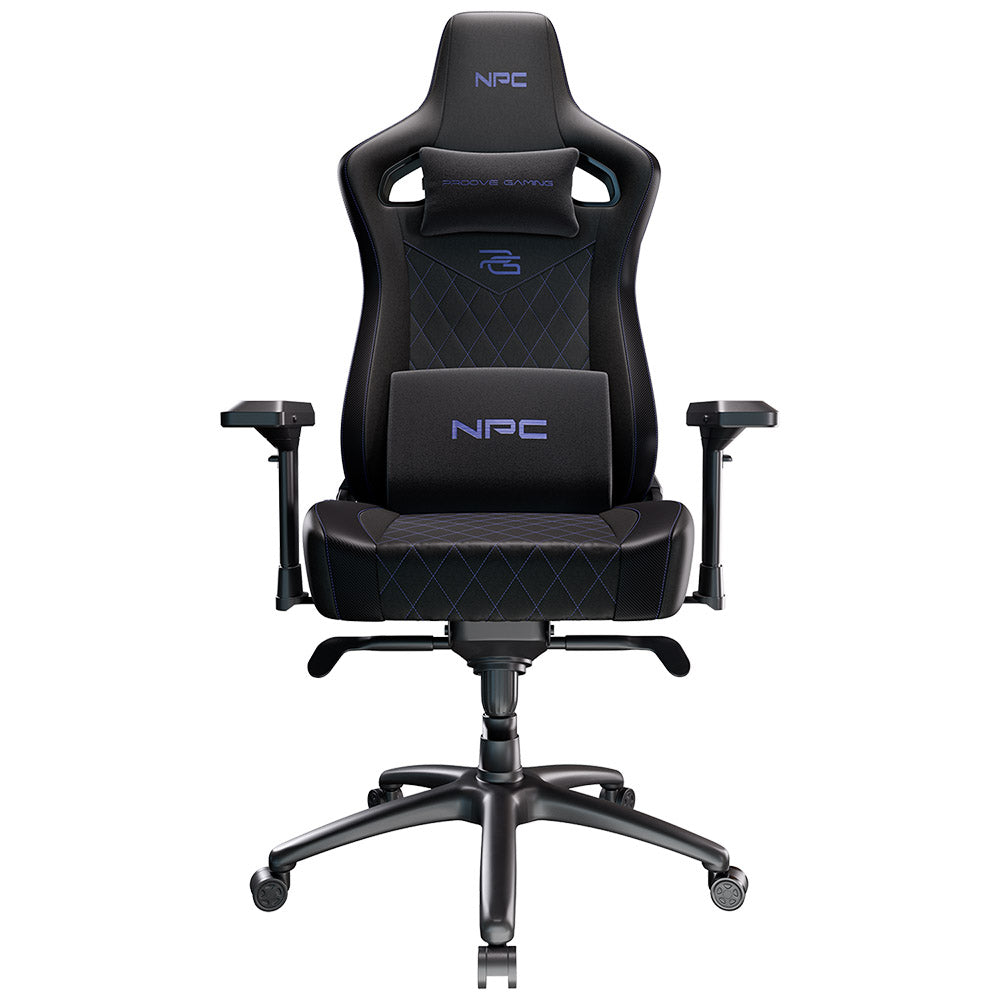 Proove - Gaming Chair NPC (GCNP0001017) - 4D Armrests, 135° Backrest, Frog Mechanism, Semi PU, Up to 136kg - Black/Purpl