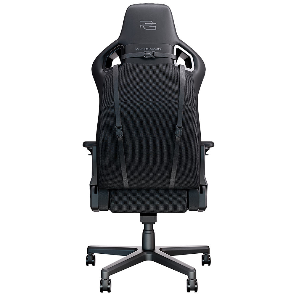 Proove - Gaming Chair Warrior (GCWR0001011) - 4D Armrests, 135° Backrest, Frog Mechanism, Semi PU, Active Cooling - Blac