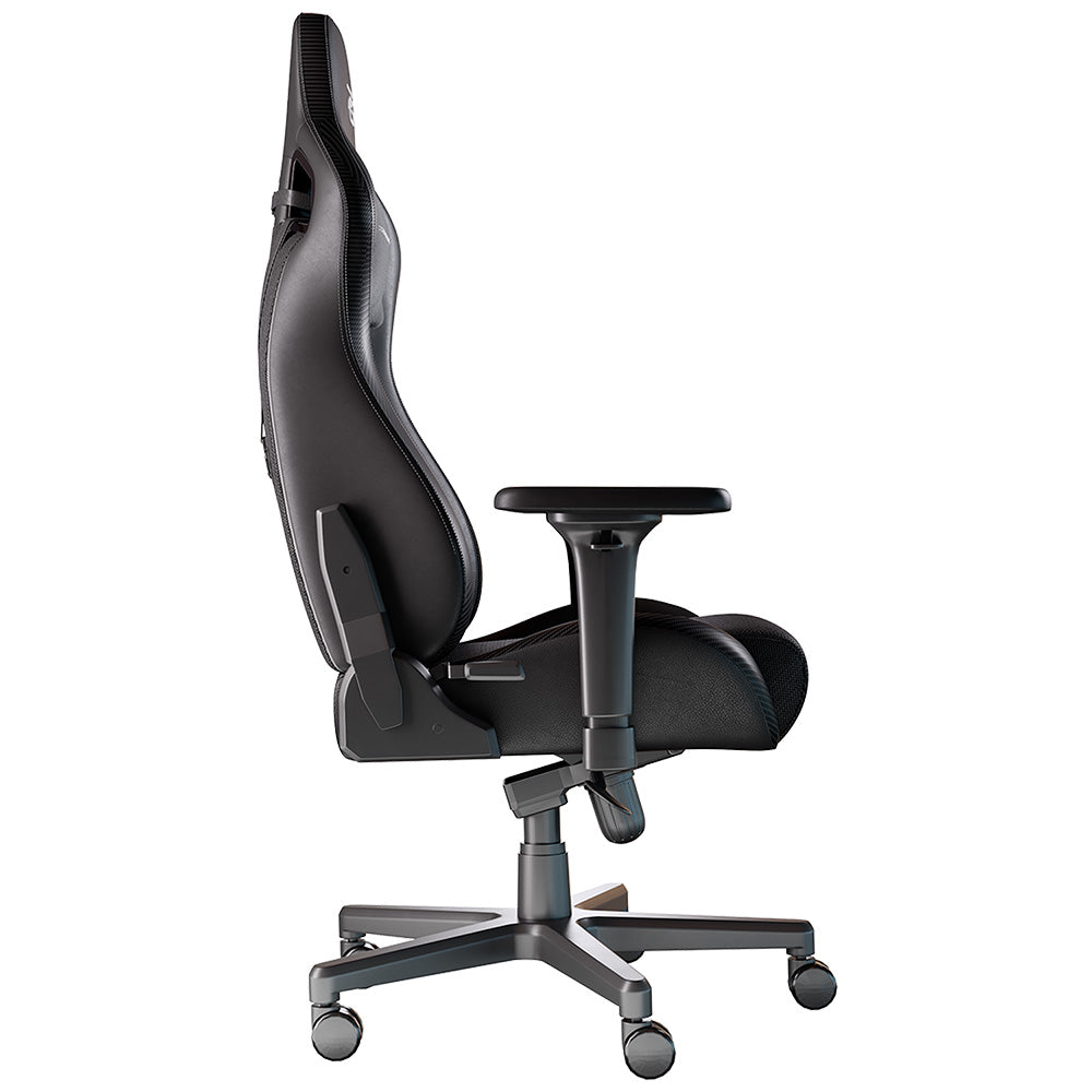 Proove - Gaming Chair Warrior (GCWR0001011) - 4D Armrests, 135° Backrest, Frog Mechanism, Semi PU, Active Cooling - Blac